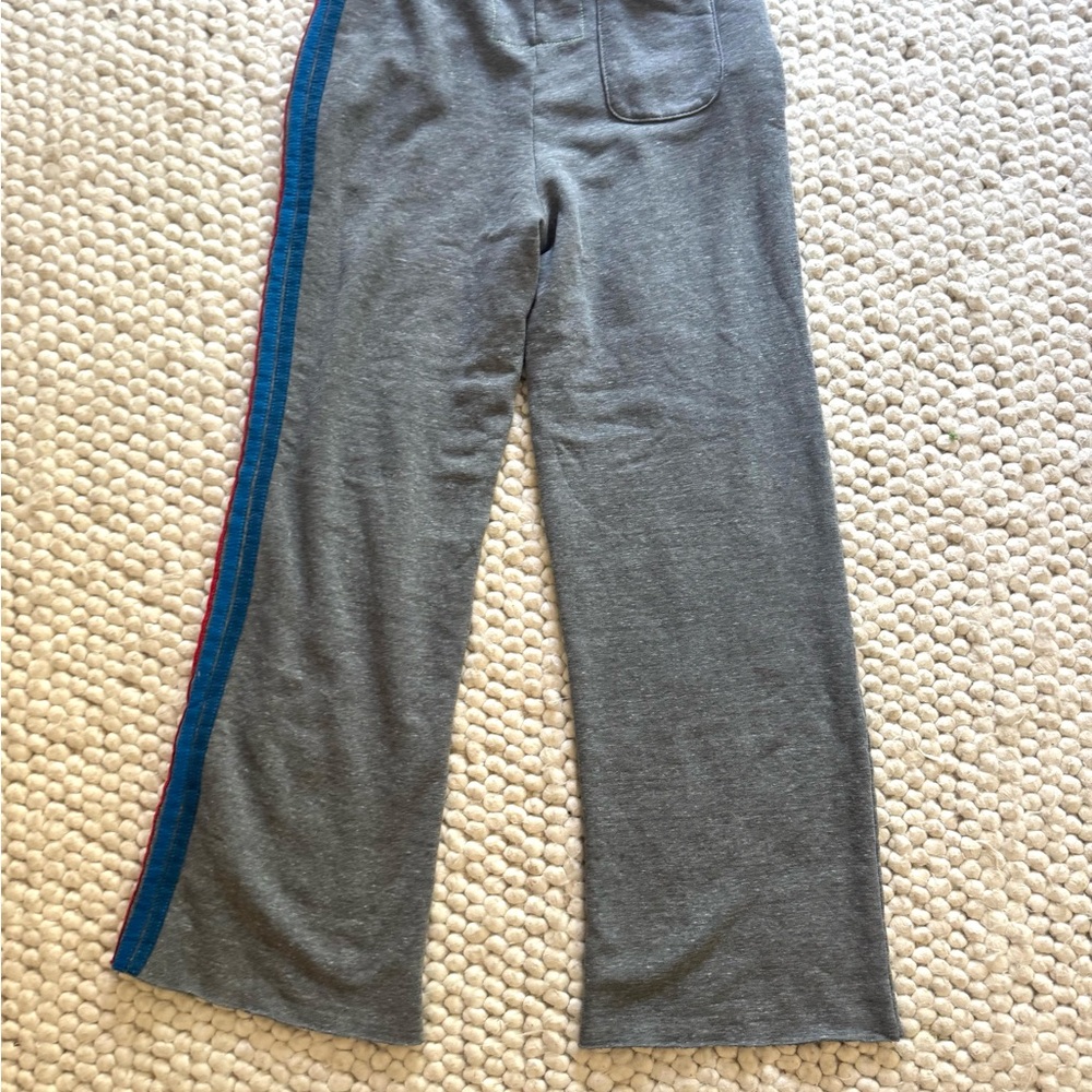 Aviator Nation Gray 5- Strip Wide-Leg Sweatpants size M. New without tags. - Picture 5 of 7